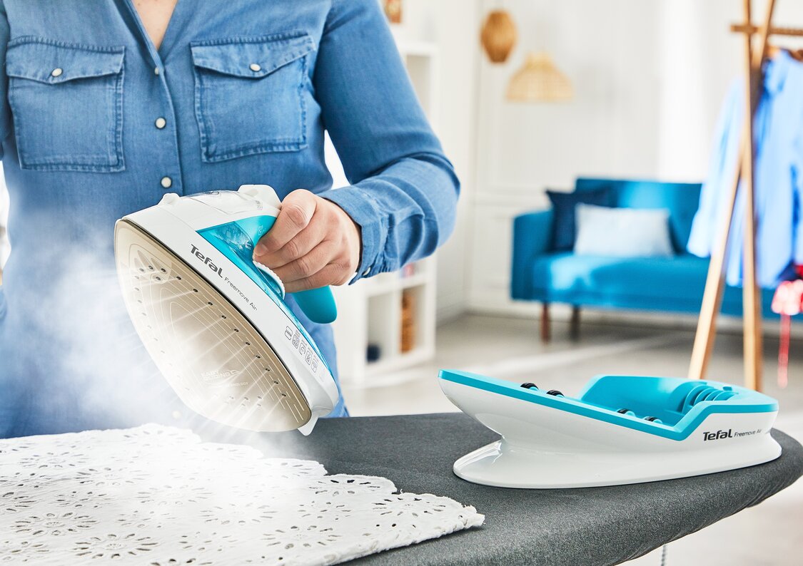Det letteste trådløse dampstrykejernet fra Tefal 