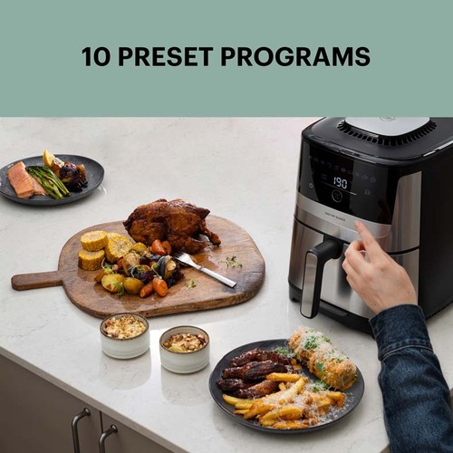 Easy Fry Silence-air fryer 5L rustfritt stål 