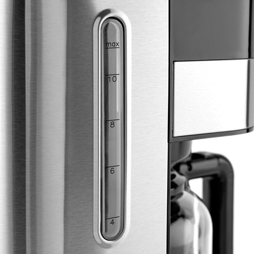 Timer Aroma kaffetrakter svart sølv timerfunksjon
