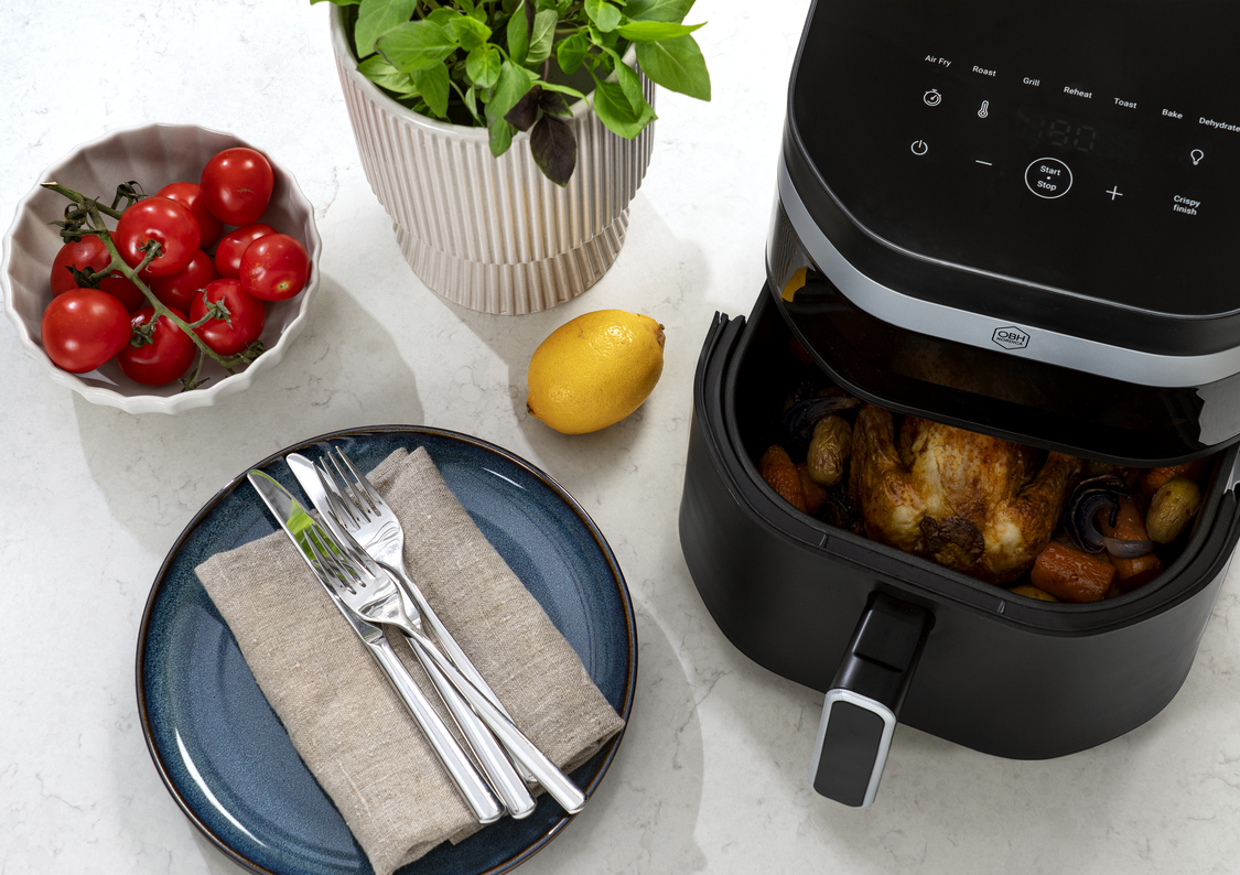 Hvor mange liter bør en airfryer være?