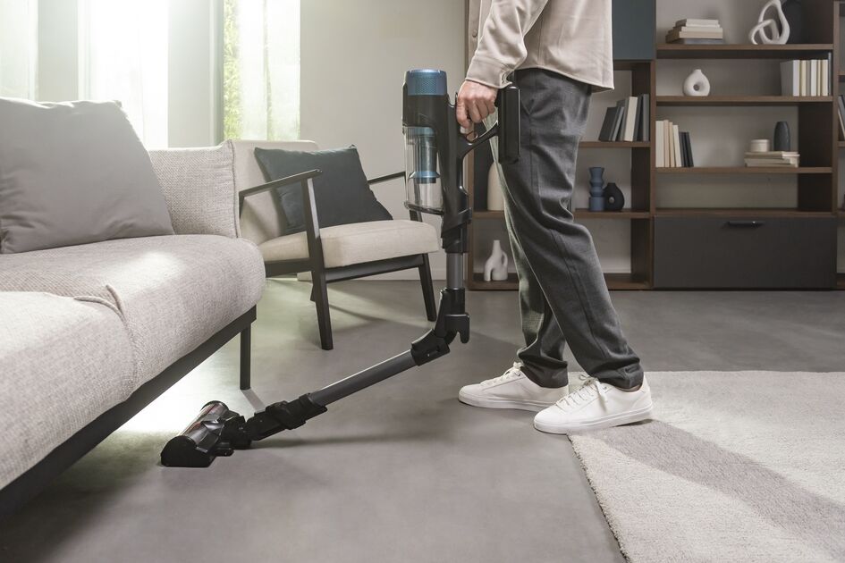 Beskytt ryggen med X-Force trådløs støvsuger med flex-teknologi - et ergonomisk, allsidig alternativ til tradisjonelle modeller.