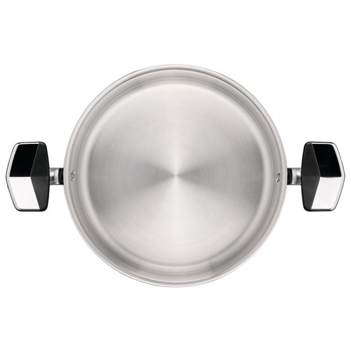 Gryte 24 cm/5,4L. med lokk, Rustfritt Stål Ubehandlet, Emotion Plus SS 