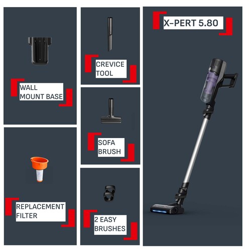 Trådløs støvsuger, X-Pert 5.80 Essential 
