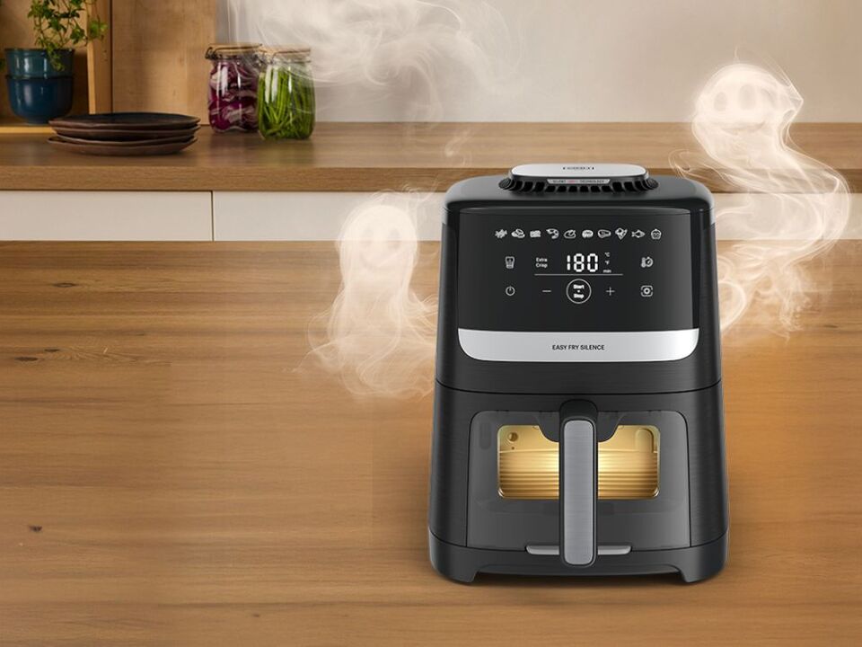 Easy Fry Silence Black Vision 5L -en air fryer gjør det superenkelt å lage mat
