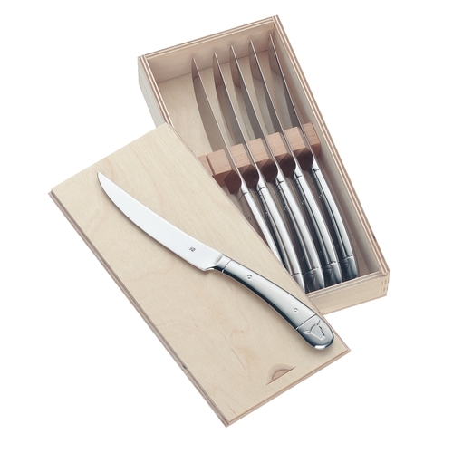 Bullshead grillbestikk kniver sett –  6 st, rustfritt stål 