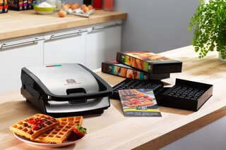 Vafler til kaffen? Tefal Snack Collection har hele 14 forskjellige plattsatser