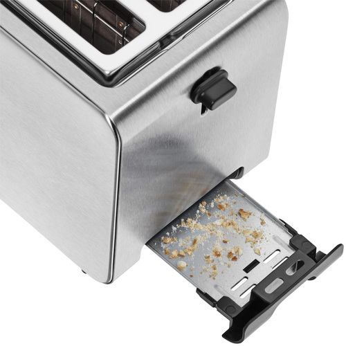 Stelio Edition brødrister – for 2 skiver ,rustfritt stål 