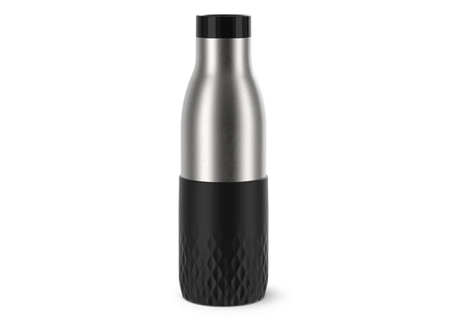 Bludrop Sleeve Vannflaske i rustfritt stål 0,5 l Svart 