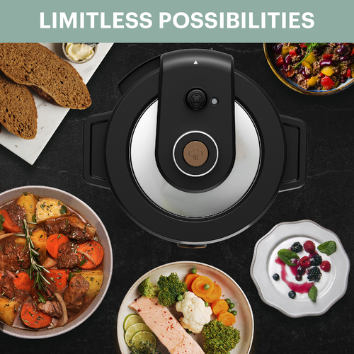 Turbo Cuisine & Fry multikoker airfryer svart
