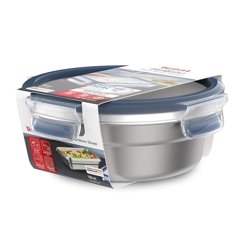 MasterSeal STAINLESS STEEL Rund 0,7 liter matboks Rustfritt stål 