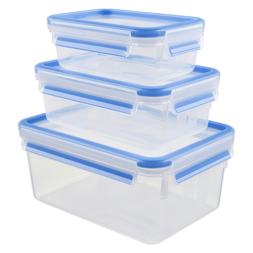 MasterSeal FRESH box 3-delers 0,55/1,0/2,3 l Matbokser av plast 