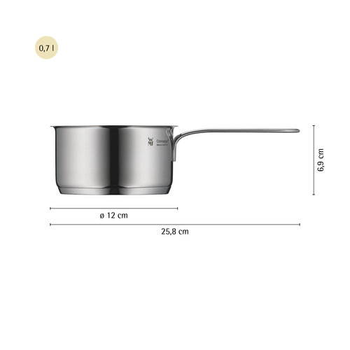 Mini kasserolle 12 cm /0,7 L, rustfritt stål 18/10 Cromargan® 
