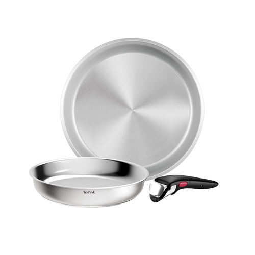 Stekepannesett 3 deler, Ingenio G7 Emotion Brushed Uncoated 