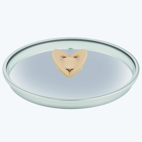 One Pick Pot Pan 24 cm + Glasslokk, vanilla