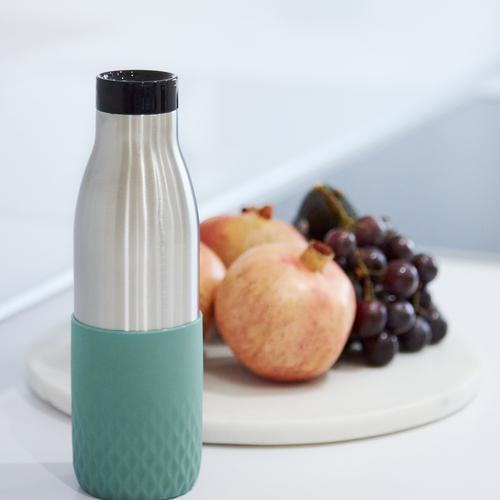 Bludrop Sleeve Vannflaske av rustfritt stål 0,5 l Grønn 