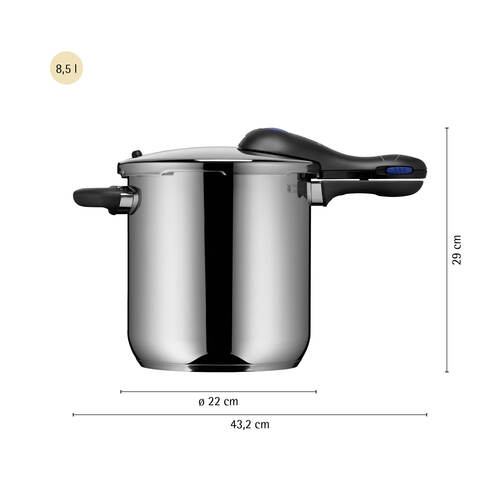 Perfect Plus trykkoker 22 / 8,5 L, rustfritt stål Cromargan® 