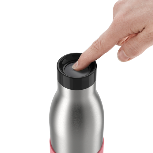 Bludrop Sleeve Vannflaske av Rustfritt stål 0,5 l rosa 