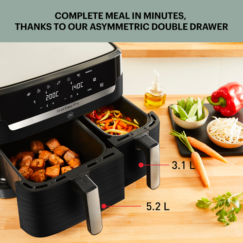 Dual Easy Fry – Air fryer – 8,3 liter
