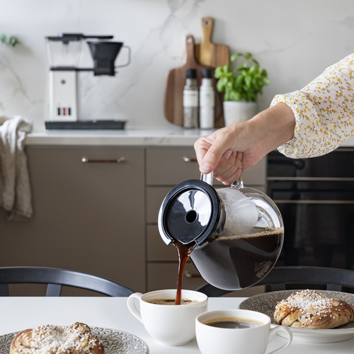 Blooming kaffetrakter Matte Silver ti kopper