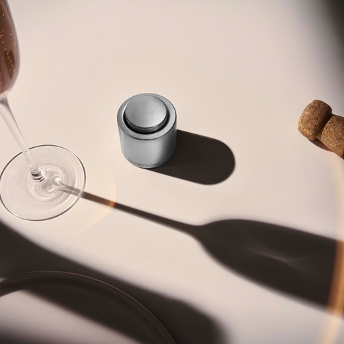 Clever & More  champagneforsegler i rustfritt stål, Cromargan® 