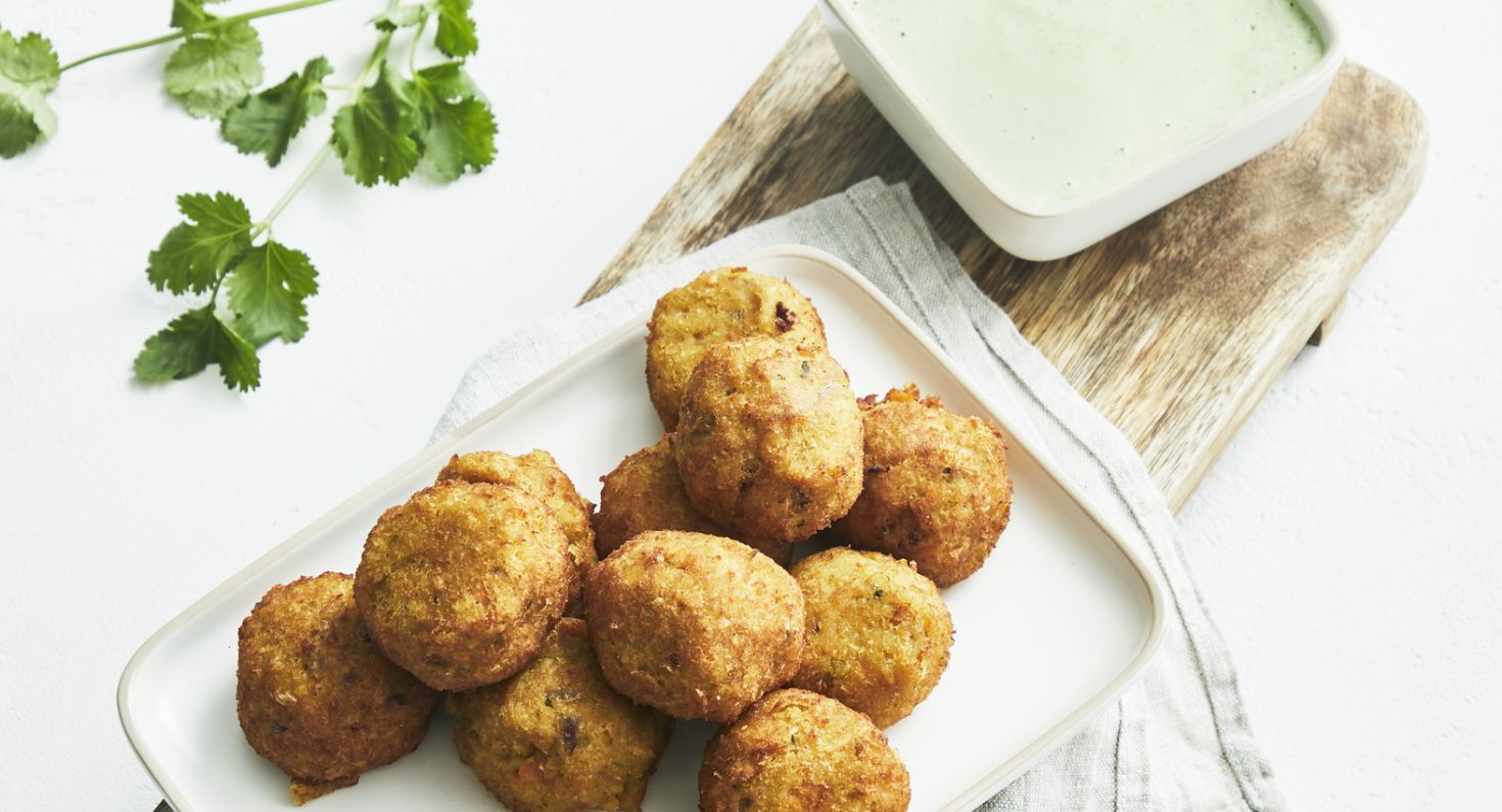 Glutenfri falafel av røde linser