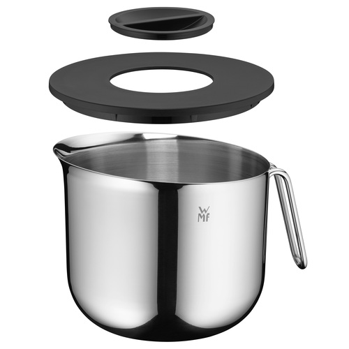 Blandebolle med lokk, 18,5 cm/ 2,5 L i rustfritt stål 