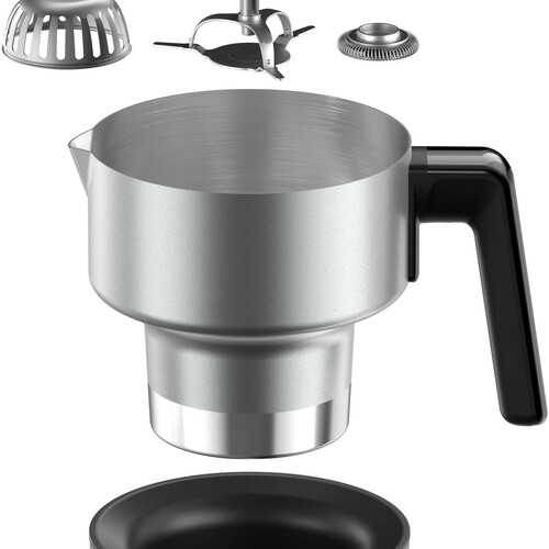 Lono SIlk melkeskummer 0,5 L med 4 programmer, rustfritt stål 