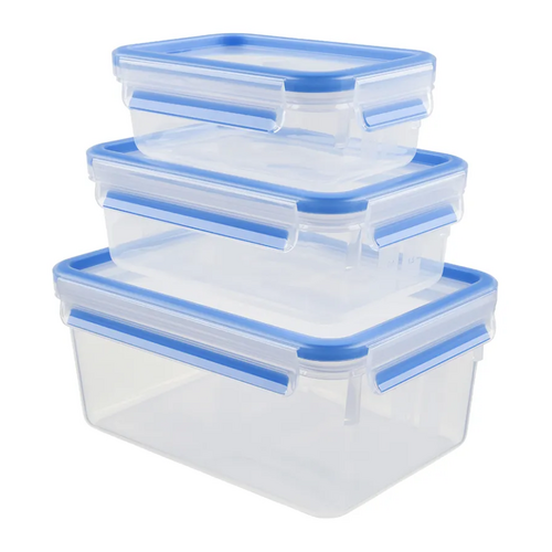 MasterSeal FRESH box 3-delers 0,55/1,0/2,3 l Matbokser av plast 