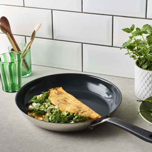 Jamie Oliver Easy Cook SS Ceramic Stekepanne 28 cm