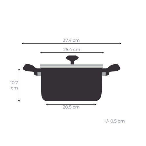 So light Gryte 24 cm med lokk 
