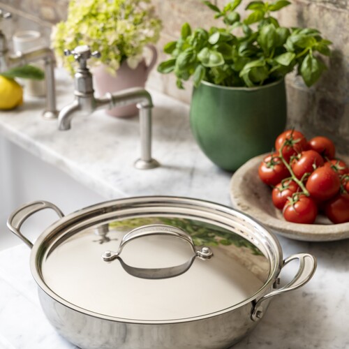 Jamie Oliver Cook's Classics Stainless Steel All in one pan 30 cm / 4,9 L w. lid