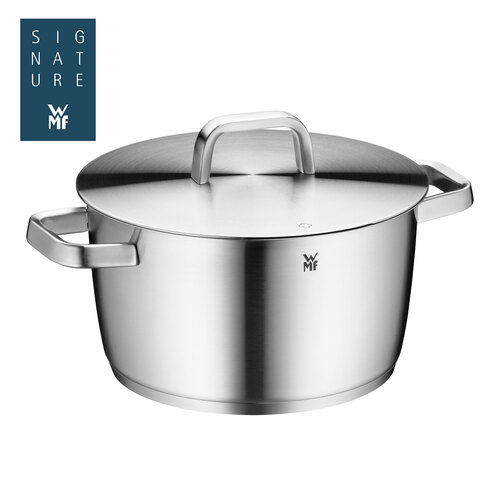 Iconic gryte 24 cm /5,6 L med lokk, rustfritt stål Cromargan® 