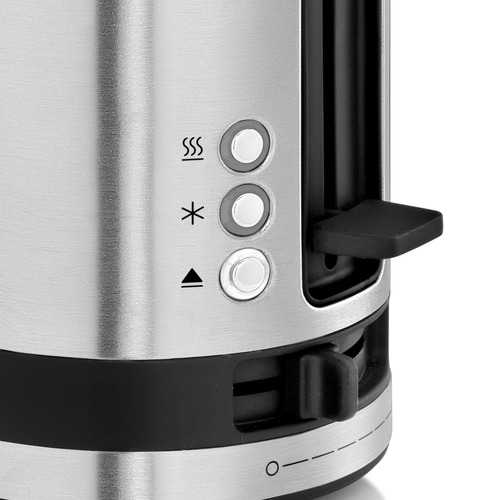 KitchenMinis brødrister – for 1 skive ,rustfritt stål 