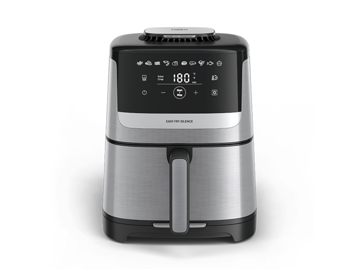 Easy Fry Silence-air fryer 5L rustfritt stål 