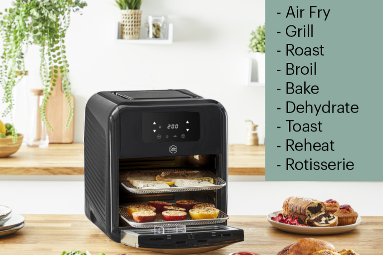 Hvor stor skal en air fryer være?