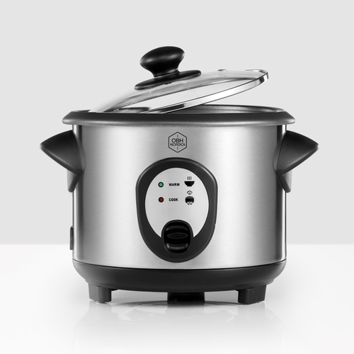 Inox riskoker rustfritt stål 8–10 porsjoner