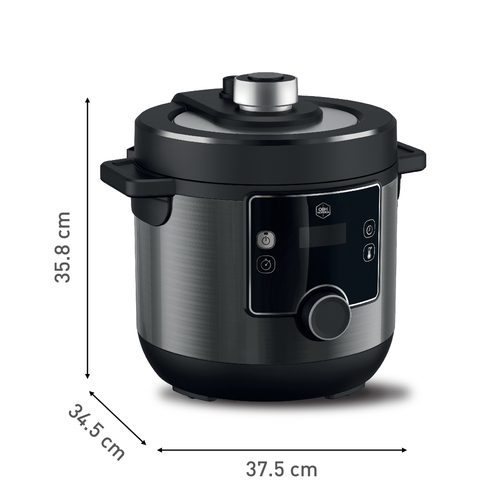 Turbo Cuisine & Fry multikoker airfryer svart