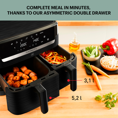 Dual Easy Fry – Air fryer – 8,3 liter