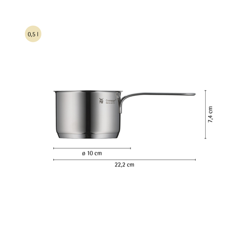 Mini kasserolle 10 cm /0,5 L, rustfritt stål 18/10 Cromargan® 