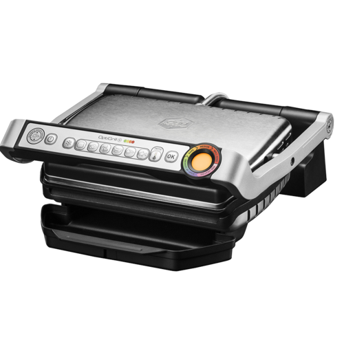 Optigrill+ bordgrill rustfritt stål seks programmer