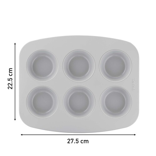 Ceramik muffinsform 6 stk. 27,5 x 22,5 cm