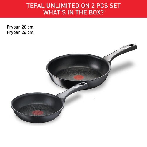 Unlimited ON Stekepannesett 20 cm / 26 cm 
