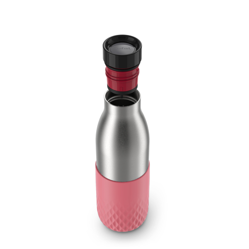 Bludrop Sleeve Vannflaske av Rustfritt stål 0,5 l rosa 