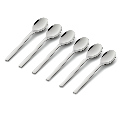 Nuova teskje-sett – 6 stk (13,5 cm), rustfritt stål Cromargan® 