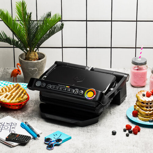 Optigrill+ Snacking bordgrill svart bake