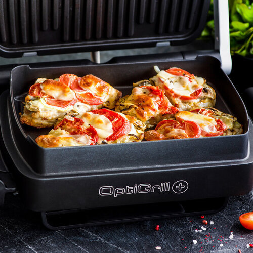 Optigrill+ Snacking bordgrill svart bake