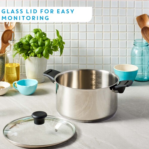Jamie Oliver Everyday Kitchen Stainless Steel Stewpot 20 cm / 3,1 l. w. lid