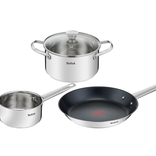 Cook eat Set Stekepanne, kjele 4 deler Rustfritt stål 