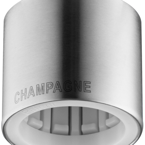 Clever & More  champagneforsegler i rustfritt stål, Cromargan® 