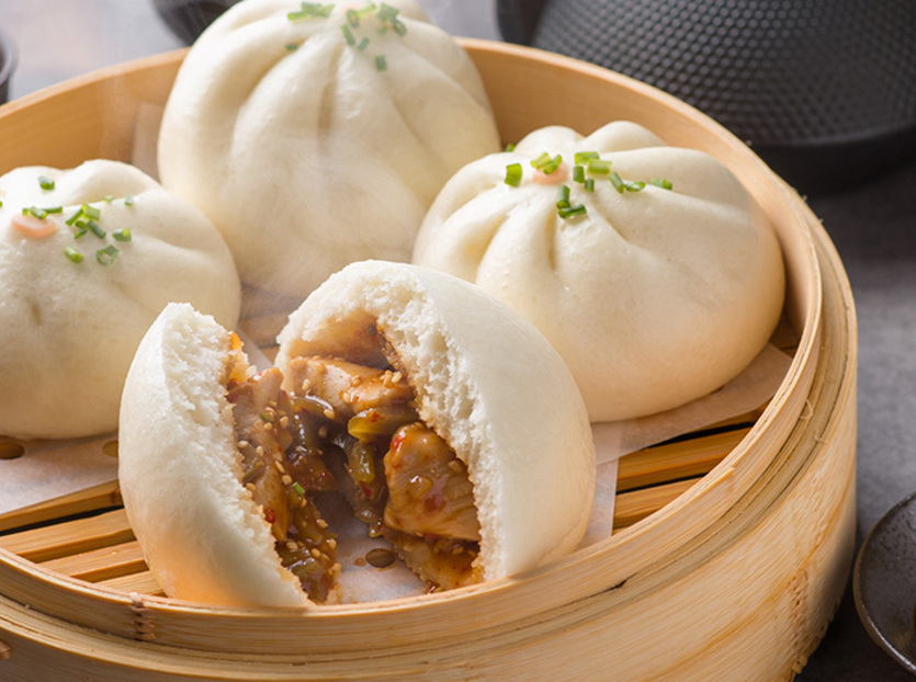 Bao buns med kylling og karri